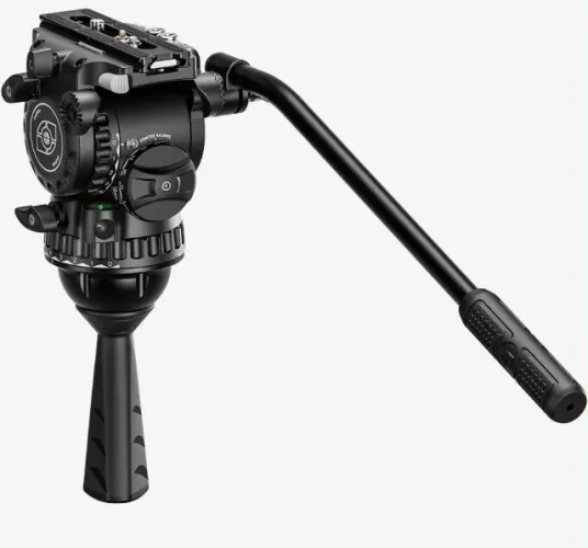 Leofoto FH-20 Cabeça Fluida Profissional para Tripé de Vídeo / Cinema