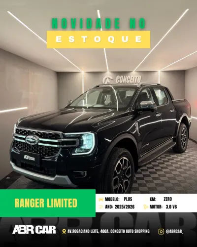 Ford Ranger Limited+ 3.0 V6 4X4 CD TB DIE AUT 2026