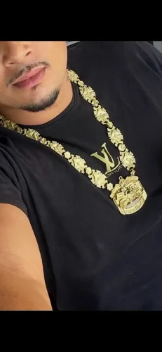 Cordão moeda antiga