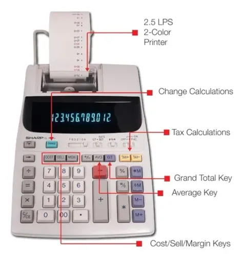 Calculadora SHARP EL-1801V