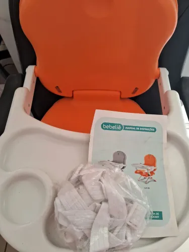 Cadeira de Alimentação Bebeliê completa com manual