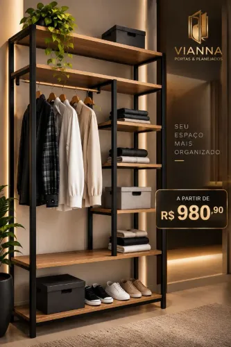 CLOSET INDUSTRIAL EM METALON