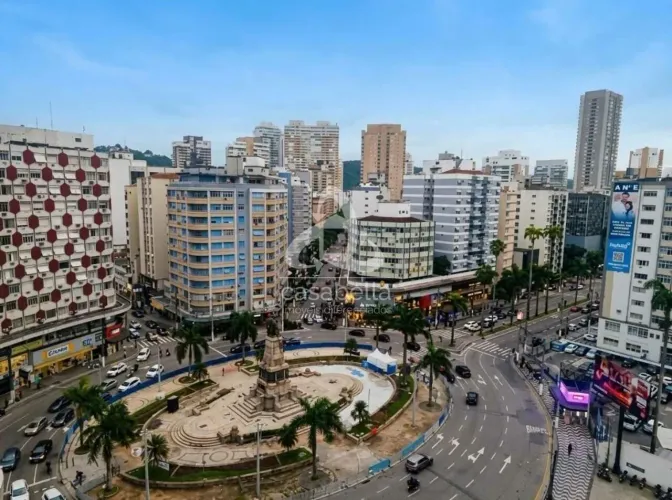 Apartamento com 2 dormitórios à venda, 69 m² por R$ 800.000,00 - Gonzaga - Santos/SP