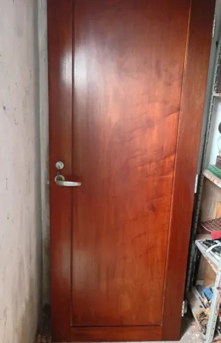 2 portas de madeira ipê 