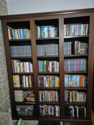 Estante biblioteca madeira maciça