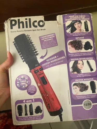 Escova secadora e modeladora philco