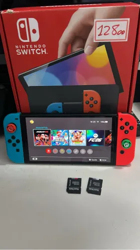 Nintendo switch novo novo ( apenas 4 meses d uso )