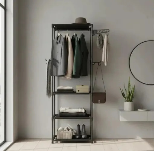 ARARA DE ROUPAS MULTIFUNCIONAL
