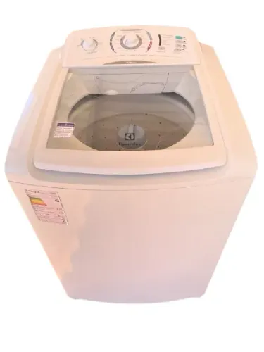 Máquina de Lavar Electrolux 12kg Branca Turbo Economia Silenciosa com Cesto Inox 127v