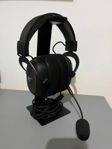 Headset Gamer Havit H2002D Drivers 53mm + suporte de metal, jogo de espumas novo sem uso