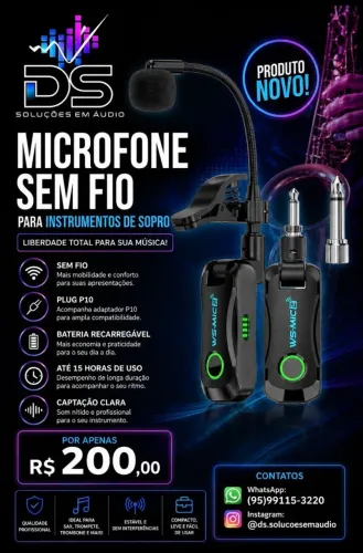 Vende-se transmissor digital pra Sax