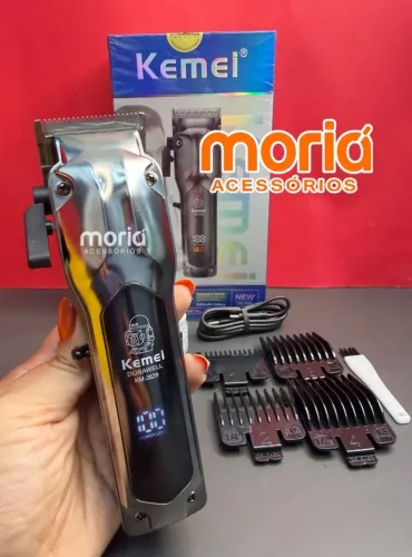 MÁQUINA DE CORTAR CABELO KM-2629 PROFISSIONAL - POTÊNCIA, ESTILO E PRECISÃO