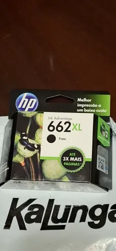 Cartucho original HP 662 xl preto