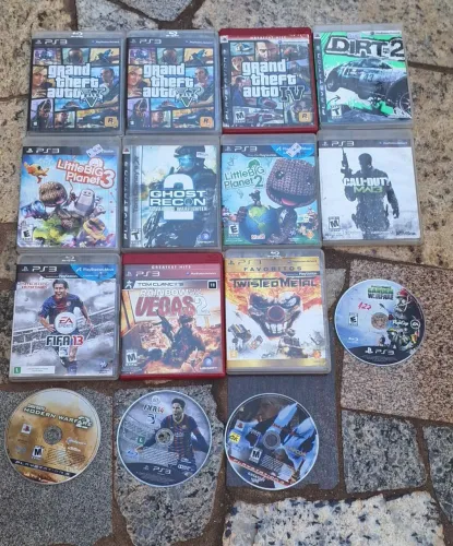 Lote 15 jogos ps3