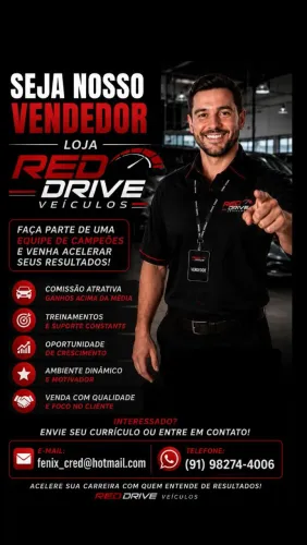 Vaga para vendedor de loja