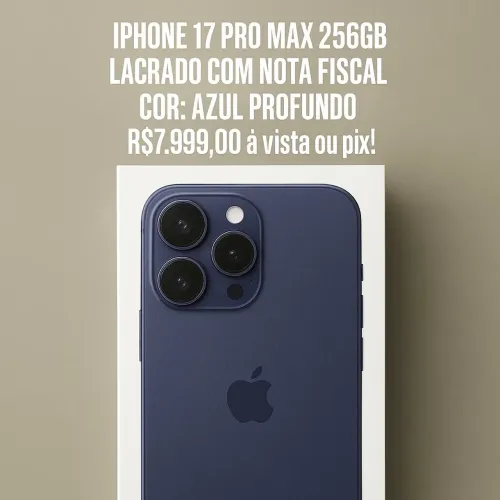 iPhone 17 pro Max 256gb (lacrado)
