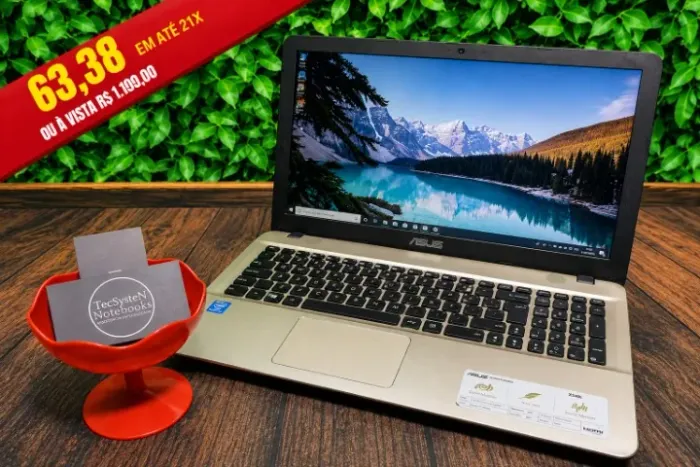 Notebook ASUS X541N DOURADO 