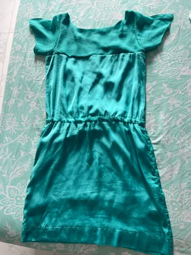 Vestido Alú verde água 