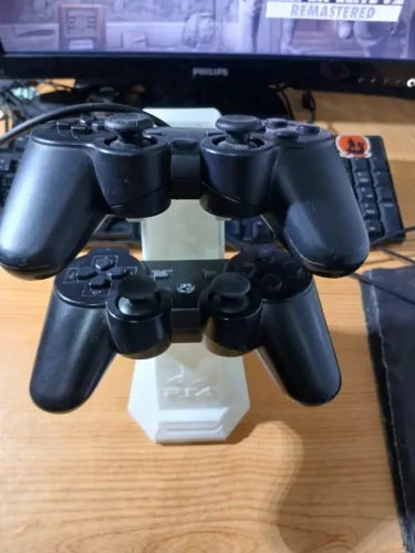 Suporte Duplo para Controle PS4 | Organize Seu Setup Gamer