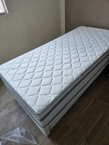 Cama box conjugada solteiro reconflex espuma com cama auxiliar 65x88x188cm elos