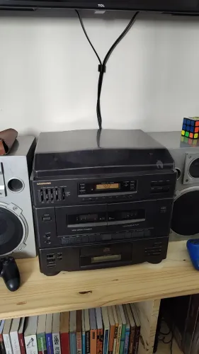 Raridade - Mini System toca disco 4x1 Samsung scm 6500