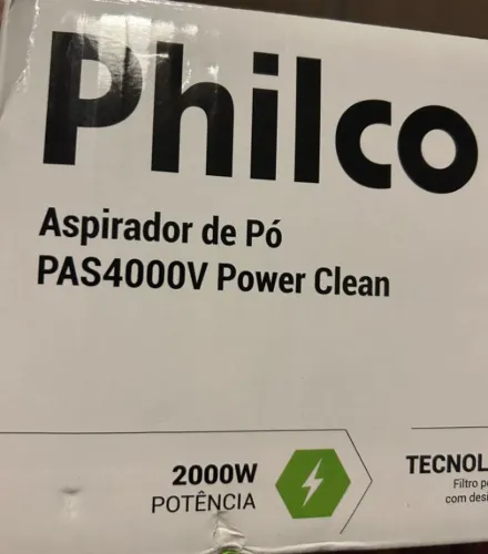 **Aspirador de Pó Philco PAS4000V Power Clean 2000W | Novo Lacrado | 220V**