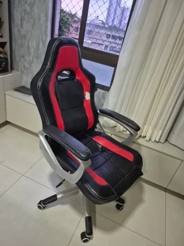 Cadeira Gamer em Couro