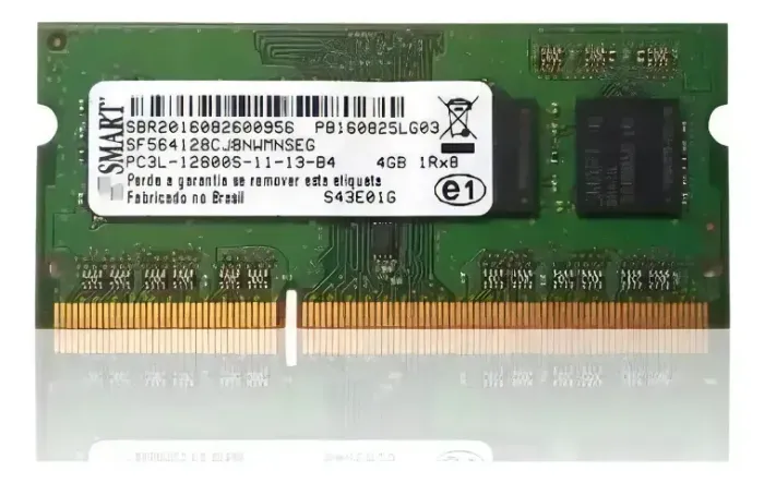 Memória RAM 4GB 1 Smart NOVO