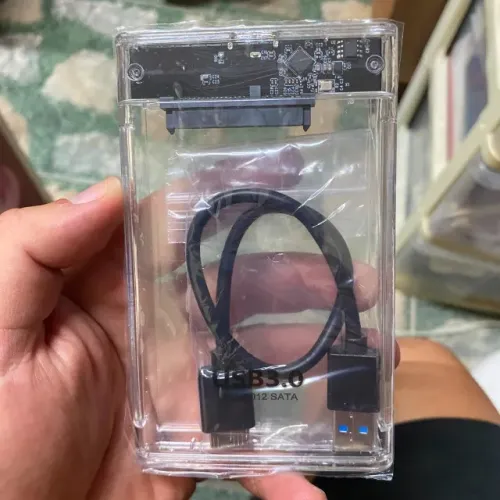 Case Hd Externo Usb 3.0 Transparente Para Hd/ssd Sata