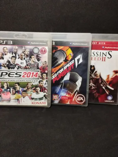 Package PS3 - Assassin's Creed, Need for Speed, Pes 2014