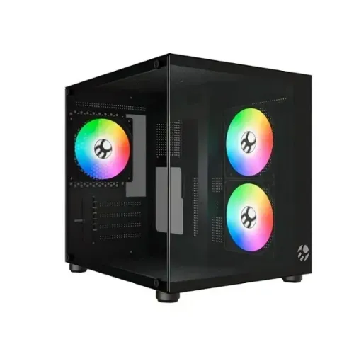 Gabinete Gamer BG-064 PURE PRO, Dual Chamber, Vidro Temperado -Loja Coimbra Computadores