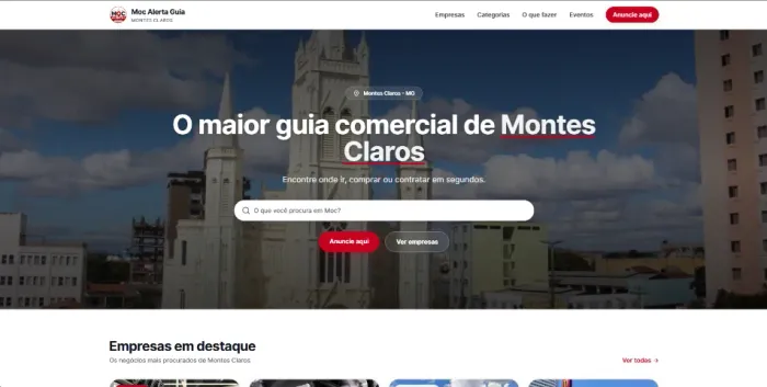Vendo Empresa Portal Comercial de Montes Claros Monetização (Pego Troca)