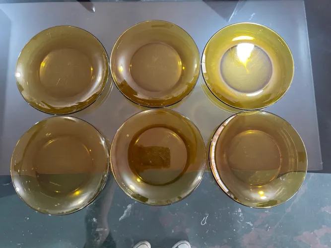 Louça Conjunto 6 Pratos de Sobremesa Âmbar Duralex