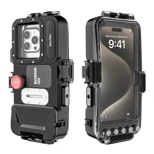Caixa Estanque Celular Iphone Samsung Bluetooth Case a Prova dagua Waterproof Profissional