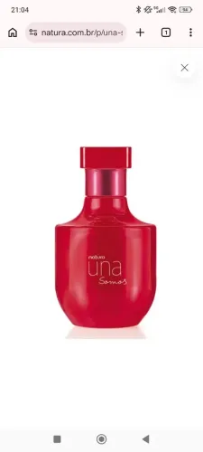 Deo Parfum Feminino Una Somos Natura 75ml