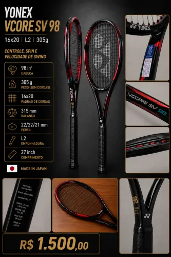 Raquete Yonex Vcore Sv 98