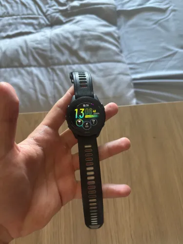 Garmin 265 46mm, com película e carregador