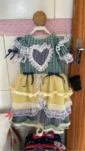 Vestido Junino com laços Personalizados 