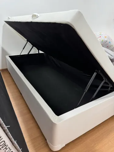 Cama baú de solteiro