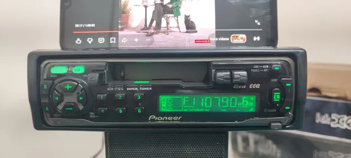 Radio Toca Fitas Pioneer Keh-p1015 Com Bluetooth Lindo