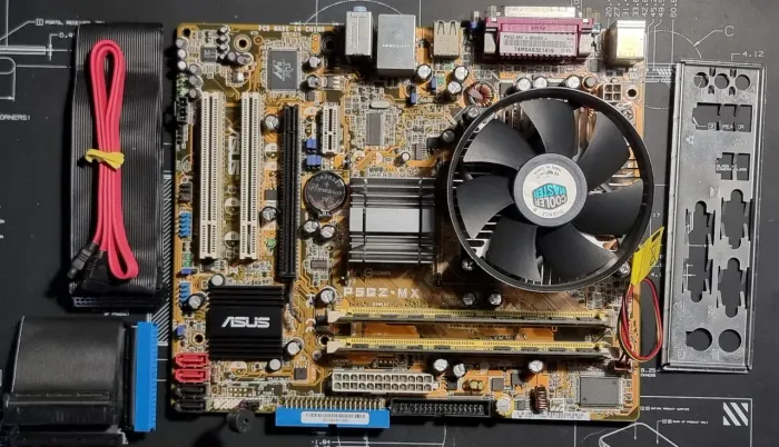 Kit Placa Mãe Asus P5GZ-MX + Intel Dual E2180 + 4gb Ram