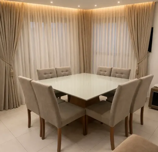 Mesa de jantar 8 lugares