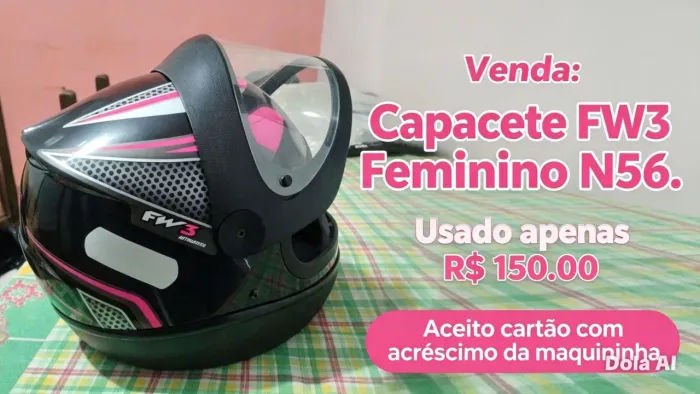 Capacete Feminino
