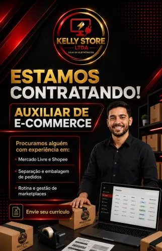 VAGA DE EMPREGO AUXILIAR DE ECOMMERCE registrado