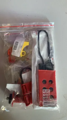 Kit Bloqueio Eletricista Nr10 Garra/cadeado/disj/ Pix R$900,00 Cartão R$1.000,00