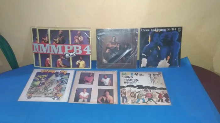 MPB4 LP Disco de vinil, vários, bom estado. E outros!