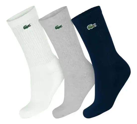 Kit 5 pares de Meias Lacoste serve do 36 ao 42