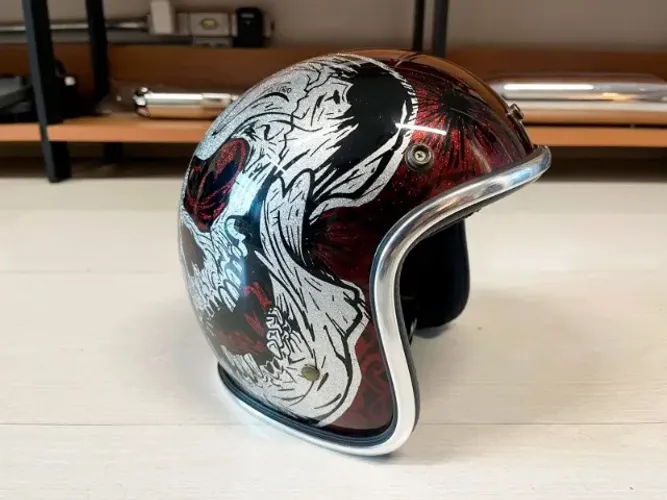 Capacete My Helmet - Don´t Fuckin Die - Estado: usado - Tamanho: único