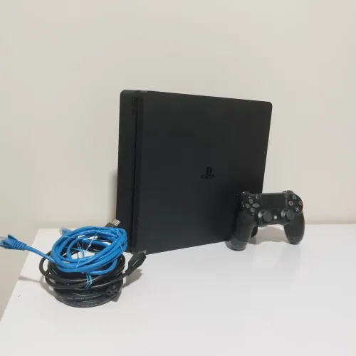 Console Playstation 4, com 2 manentes e 290 jogos digital 