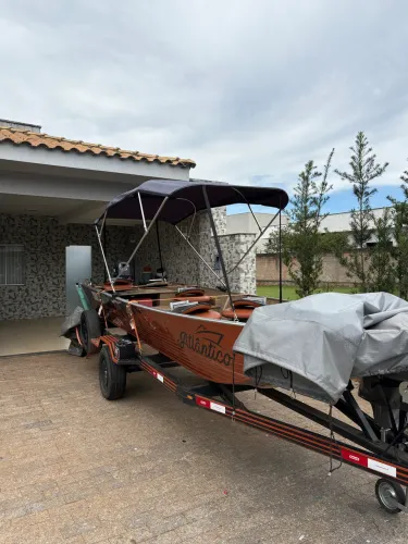 Barco 5,5 metros+motor Yamanha 30hp+carreta rodoviário 